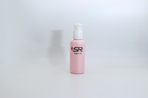 Bottiglia della pompa 150ml della stampa del Silkscreen chiara con il coperchio a vite Flip Top Cap