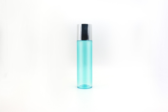 Coperchio a vite brillante su misura di Logo Plastic Cosmetic Bottles With Metaillized