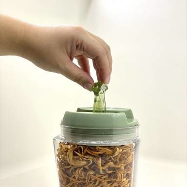 Recipiente di plastica riciclabile con approvato dalla FDA libero chiudibile a chiave del coperchio BPA