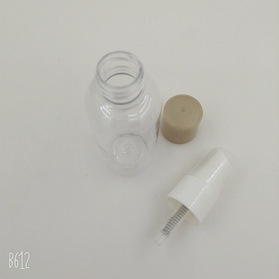 OEM Mini Hand Sanitizer Bottles, chiara dimensione di plastica delle bottiglie 7.9cm dell'ANIMALE DOMESTICO