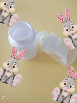 Bottiglia di schiumatura della pompa dell'ANIMALE DOMESTICO riciclabile per 50ml liquido cosmetico 60ml 80ml